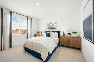 pic of model home of same floor plan, actual home may vary slightly on flooring, colors, cabinets, etc.