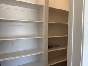 View of storage area