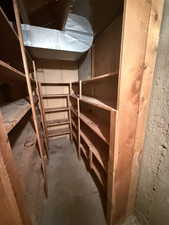 View of storage room