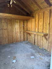 View of storage area