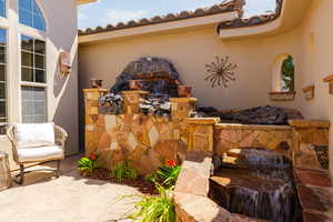 View of patio