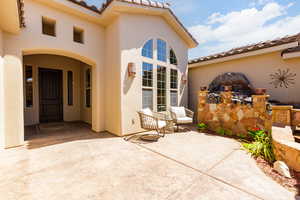 View of patio