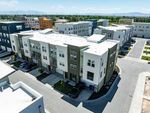 Drone / aerial view of mountains