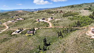 Bird's eye view of mountains