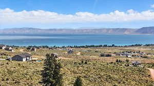 Water view with mountains