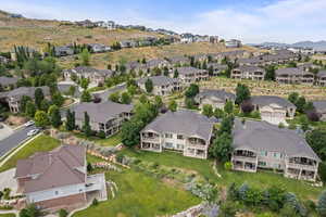 View of property location with nearby suburban area and mountains