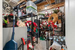 View of storage room