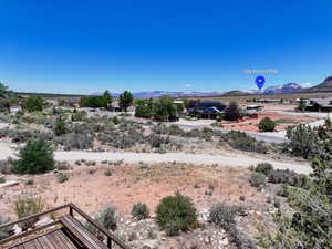 View of mountain background