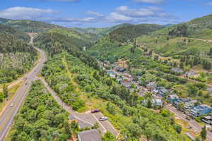 Aerial view of mountains