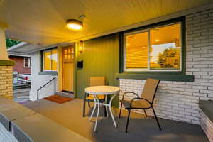 View of patio