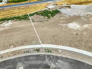 View of property location with property boundaries highlighted