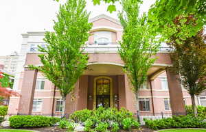 View of front of home with brick siding