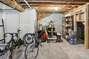 Unfinished Basement and Mechanical Room