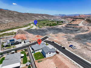 View of property location featuring mountains