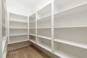 View of storage area