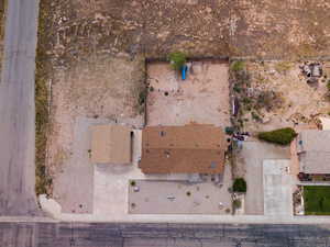 Aerial view of property's location