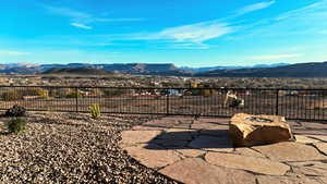 View of mountain background