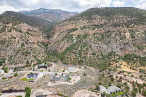 View of mountain background