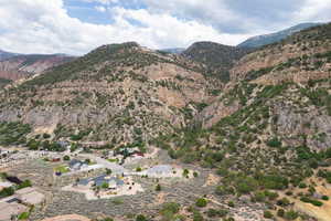 View of mountain background