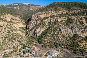 View of mountain background