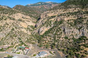 View of mountain background