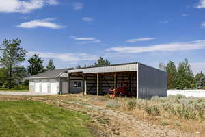 Garage with a detached garage