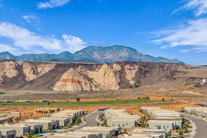 View of mountain background