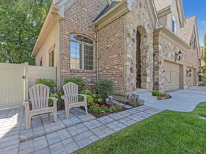 Front Patio for peaceful mornings