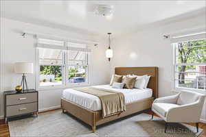 Staged Bedroom