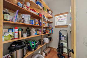 View of storage area