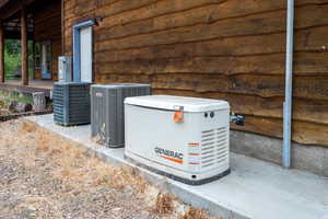 Exterior view of a power unit and a central AC unit