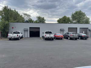 View of uncovered parking lot