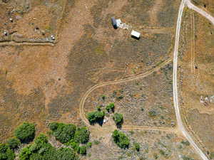 Aerial view of property and surrounding area