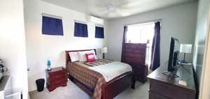Casita Bedroom featuring lots of windows