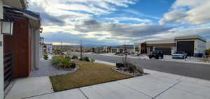 View from front yard in winter of 2024