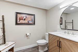 Half bath in basement