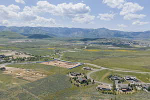 View of property location with rural landscape and a mountain backdrop