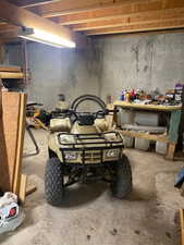 View of unfinished below grade area