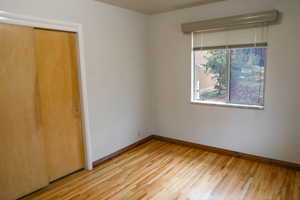 Bedroom featuring hardwood finished floors