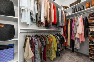 Incredible walk-in closet!