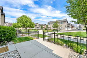View of patio with a residential view