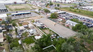Drone / aerial view of an industrial area