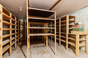 View of storage room