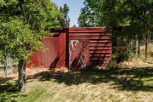 View of outbuilding