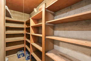 View of storage area