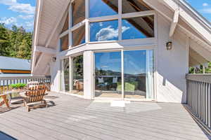 View of deck
