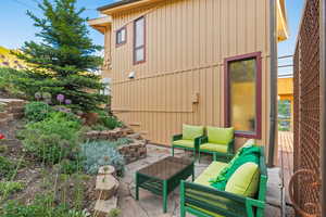 View of patio / terrace featuring an outdoor hangout area