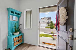 Foyer entrance featuring healthy amount of natural light.