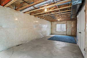 View of basement