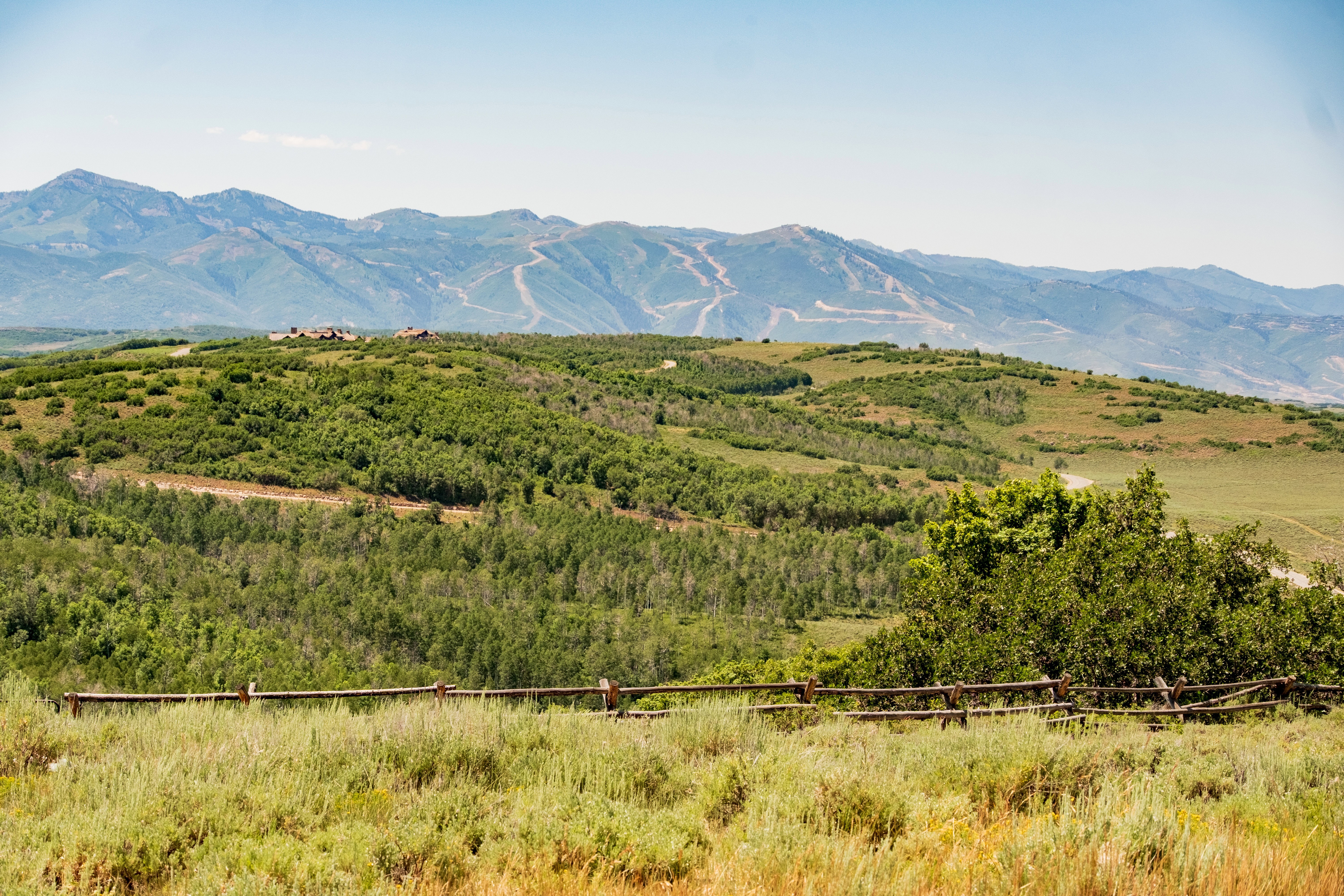 View of mountain background